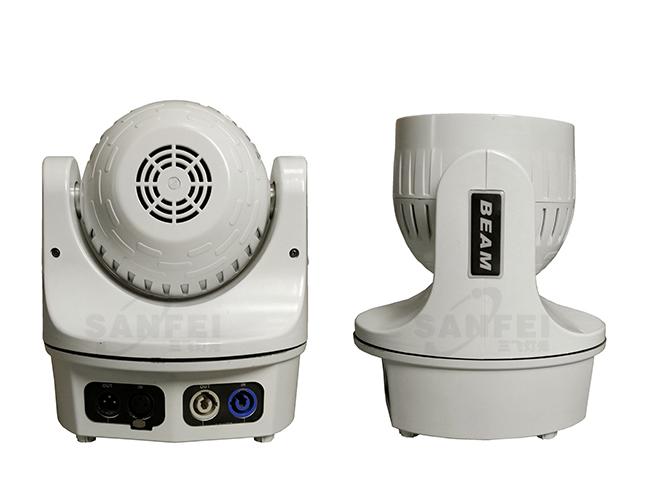 Shell branco zumbe luz principal movente com poder do interruptor do olho da abelha 6pcs auto